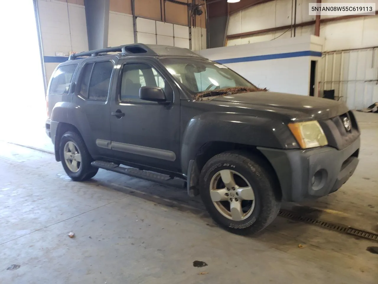 2005 Nissan Xterra Off Road VIN: 5N1AN08W55C619113 Lot: 77815214