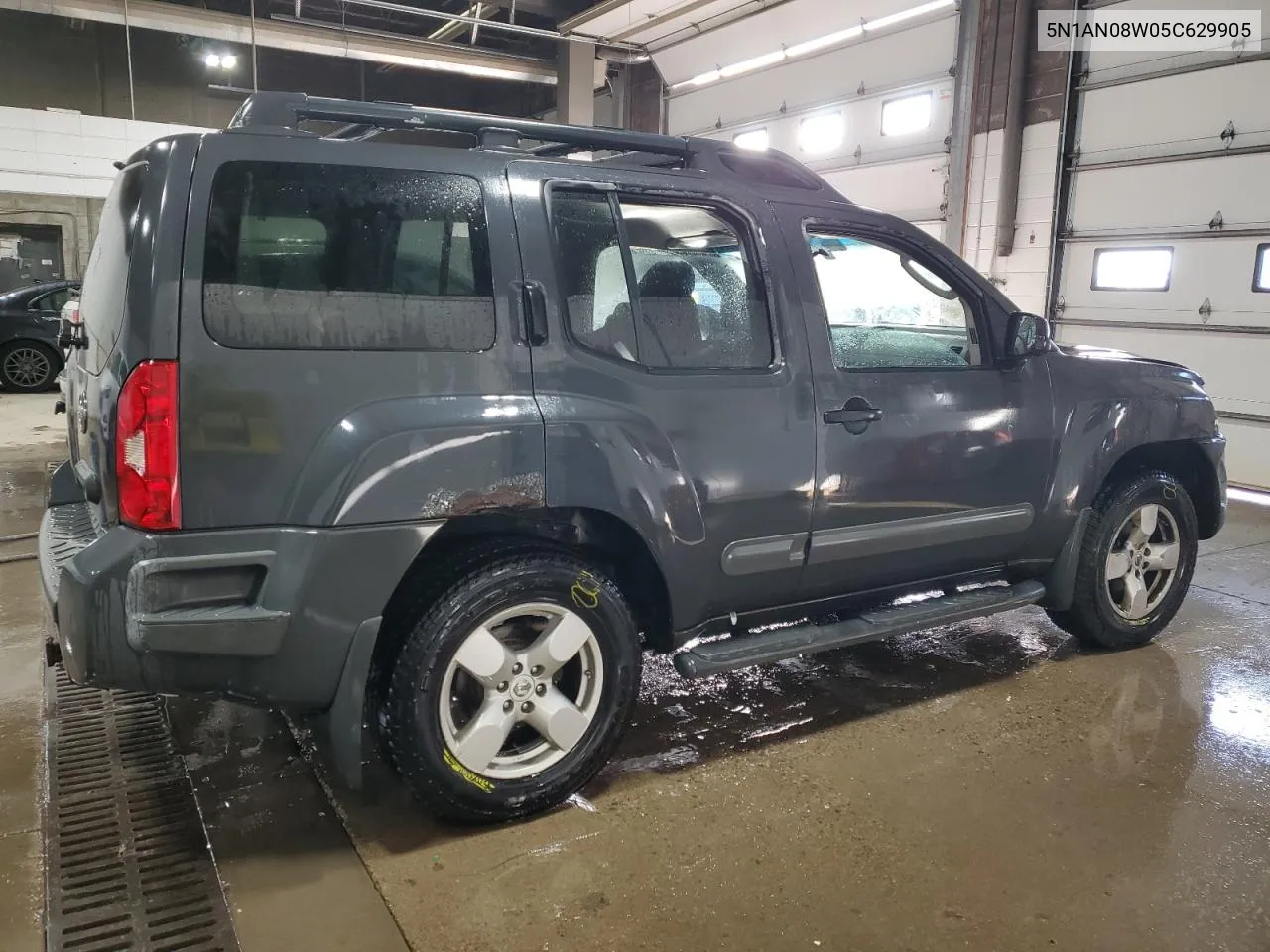 2005 Nissan Xterra Off Road VIN: 5N1AN08W05C629905 Lot: 78001924