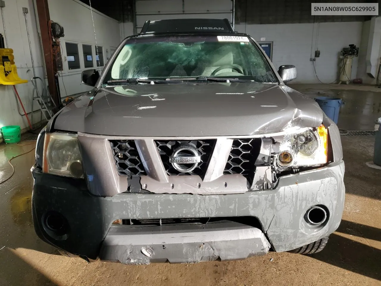 2005 Nissan Xterra Off Road VIN: 5N1AN08W05C629905 Lot: 78001924