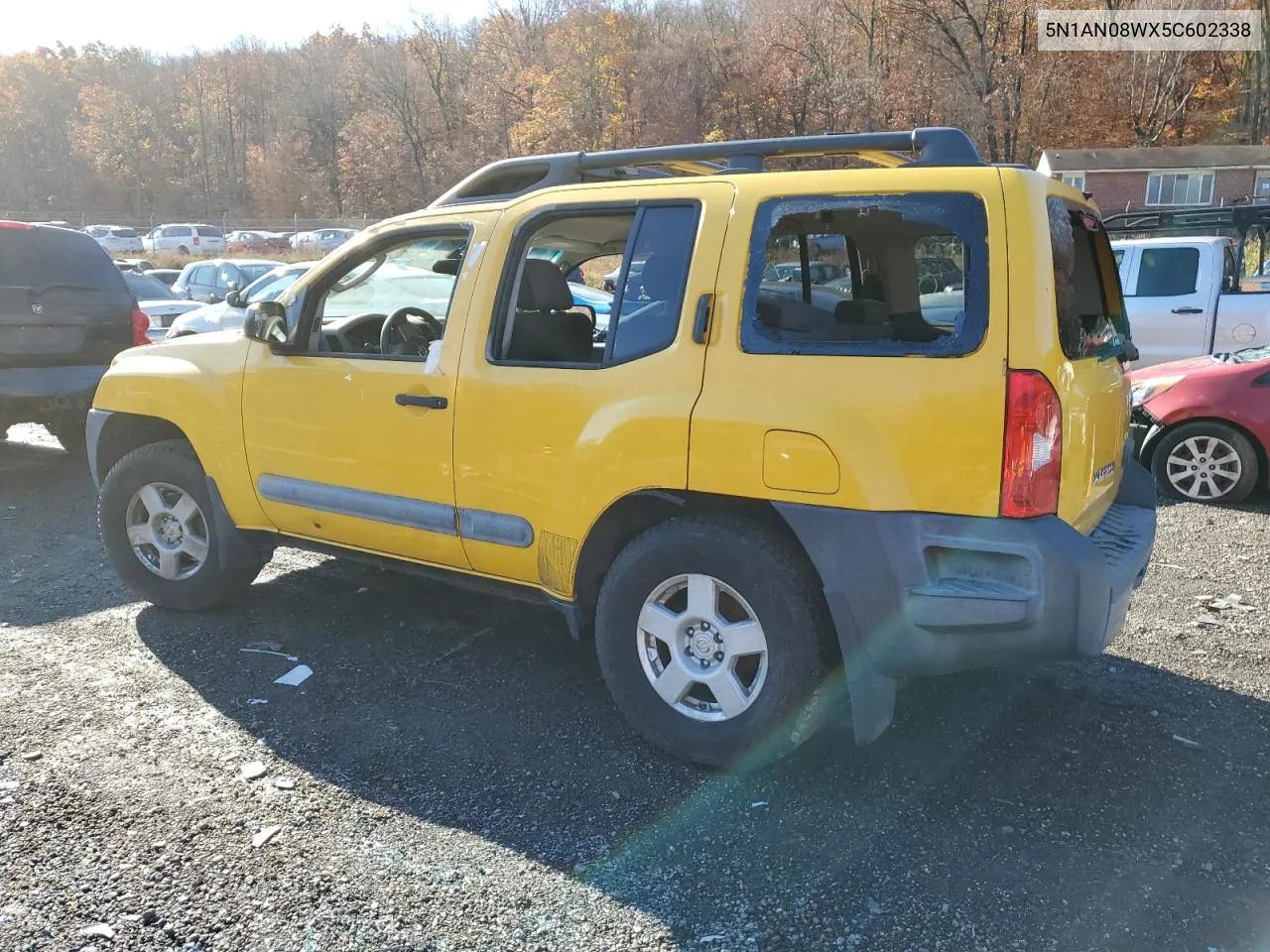 2005 Nissan Xterra Off Road VIN: 5N1AN08WX5C602338 Lot: 78853644