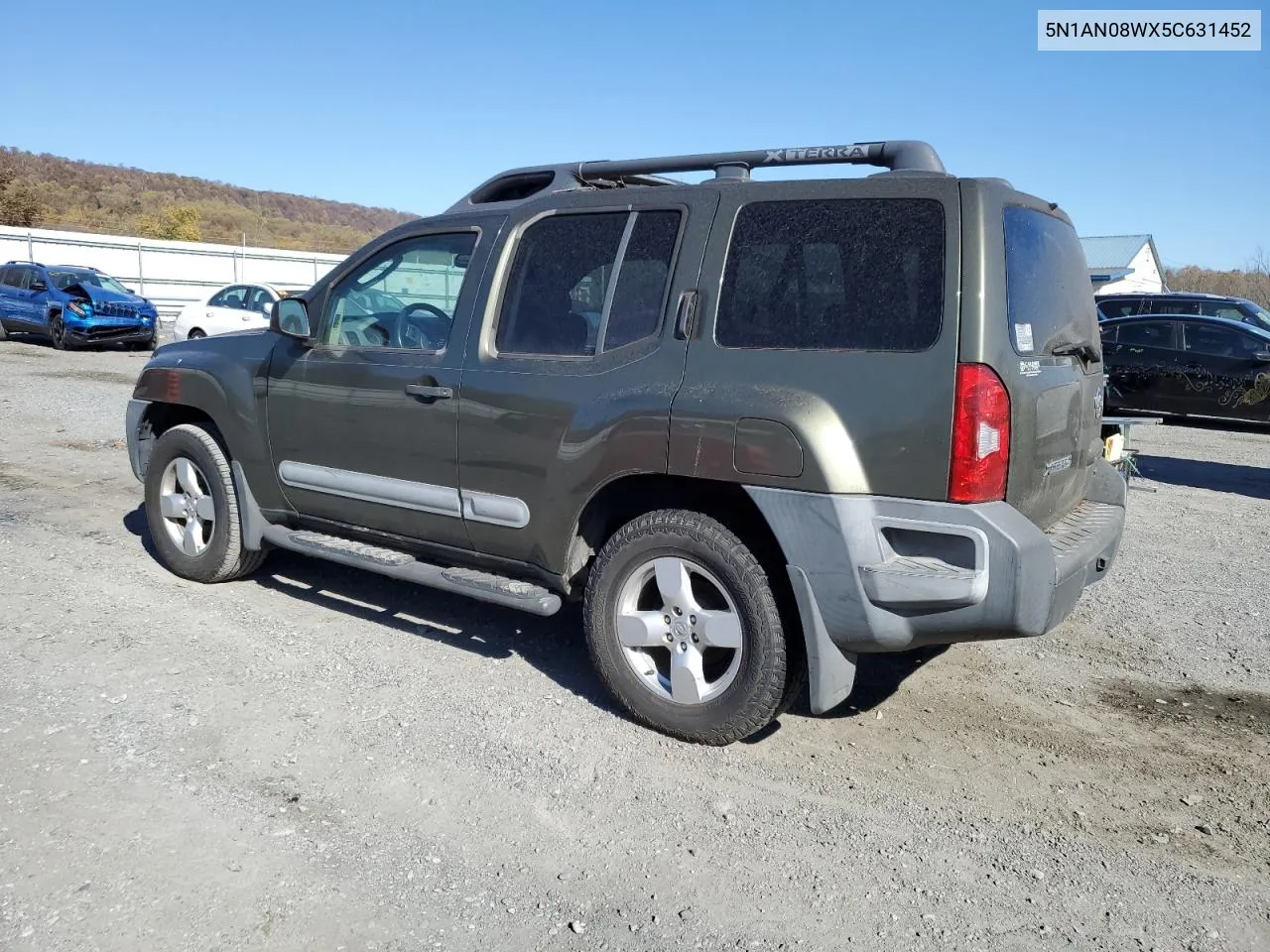 2005 Nissan Xterra Off Road VIN: 5N1AN08WX5C631452 Lot: 79079184