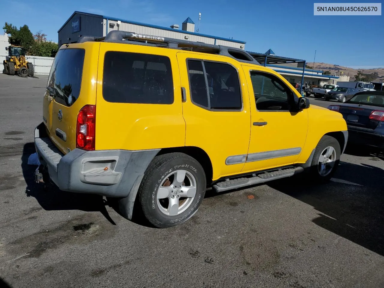 2005 Nissan Xterra Off Road VIN: 5N1AN08U45C626570 Lot: 79558754