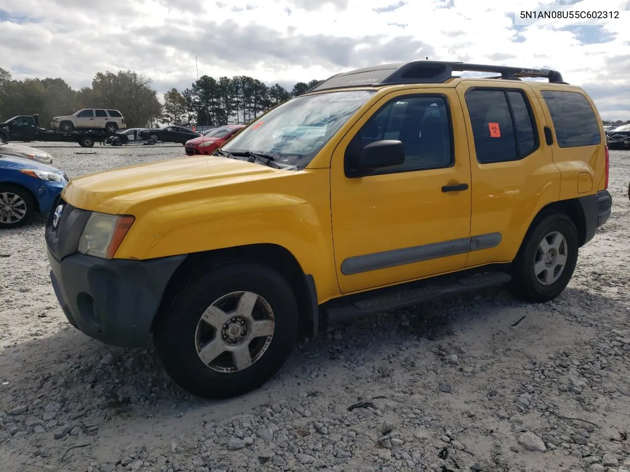 2005 Nissan Xterra Off Road VIN: 5N1AN08U55C602312 Lot: 80331924