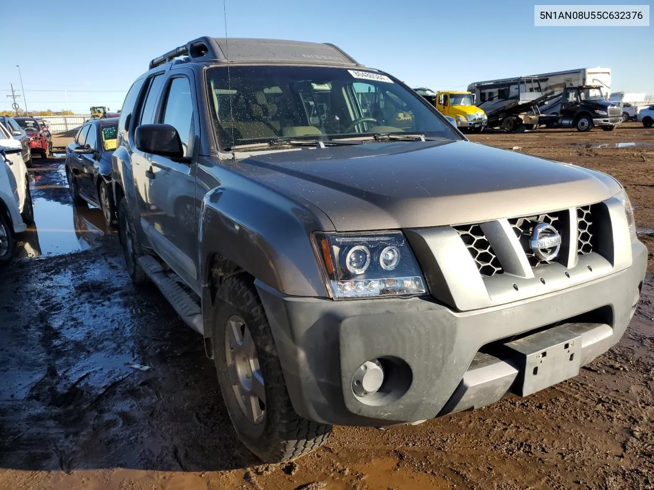 2005 Nissan Xterra Off Road VIN: 5N1AN08U55C632376 Lot: 80480584