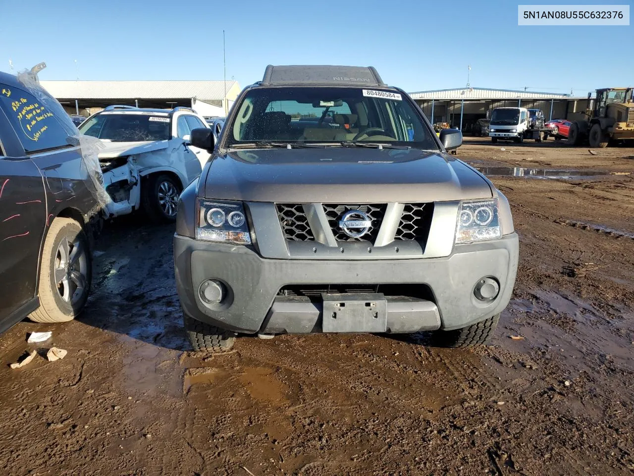 2005 Nissan Xterra Off Road VIN: 5N1AN08U55C632376 Lot: 80480584