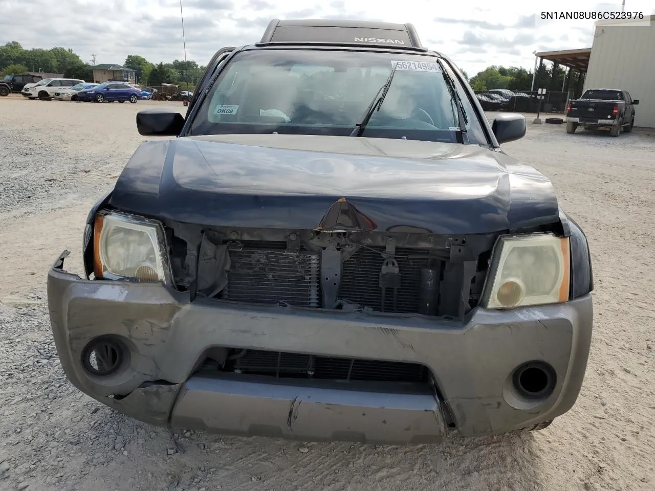 2006 Nissan Xterra Off Road VIN: 5N1AN08U86C523976 Lot: 56214954