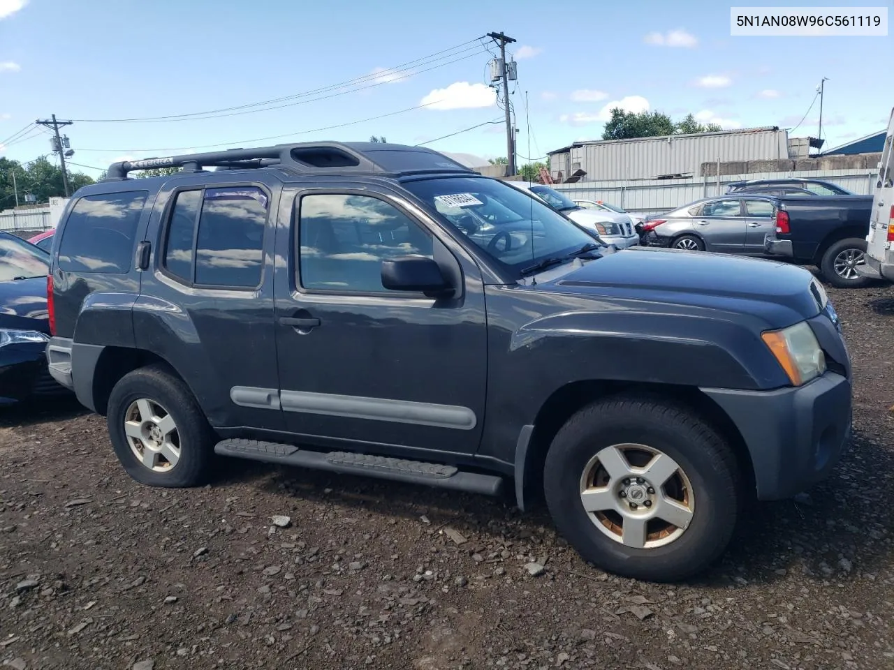 2006 Nissan Xterra Off Road VIN: 5N1AN08W96C561119 Lot: 61168544