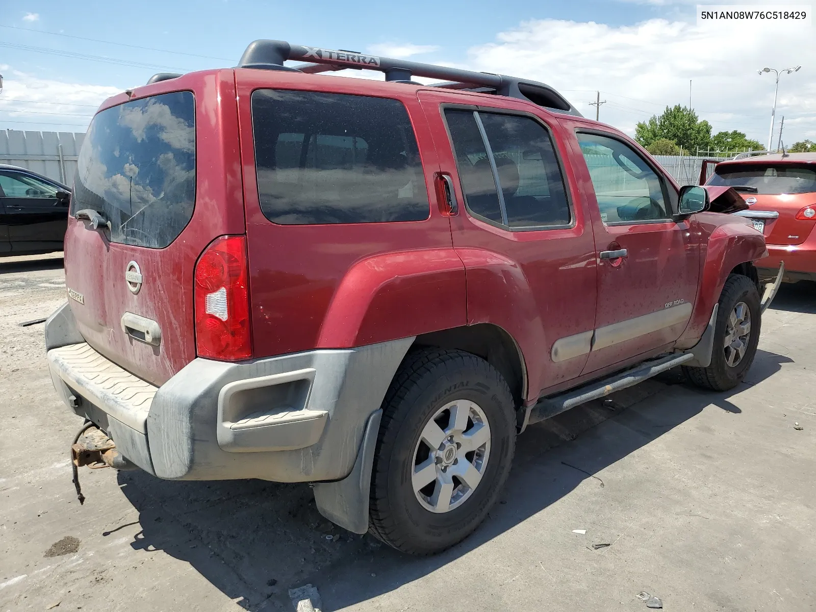 2006 Nissan Xterra Off Road VIN: 5N1AN08W76C518429 Lot: 62190944