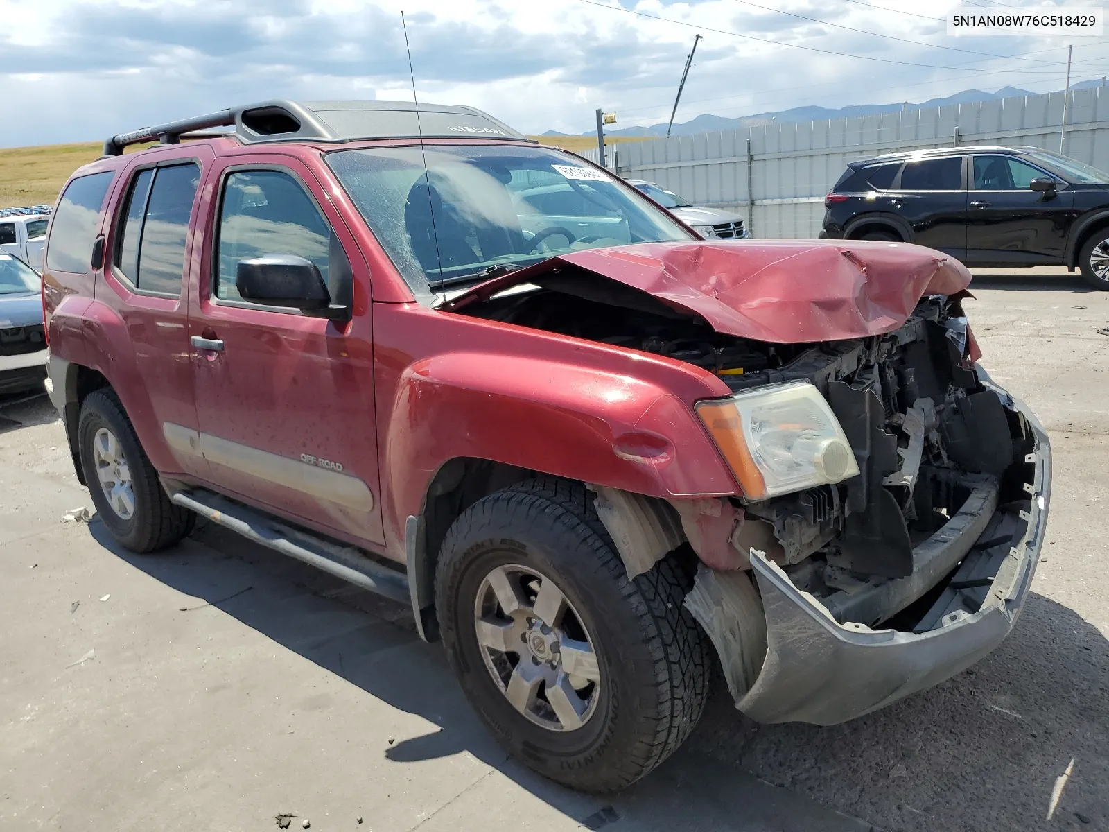 2006 Nissan Xterra Off Road VIN: 5N1AN08W76C518429 Lot: 62190944