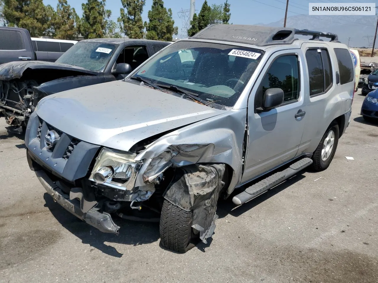 2006 Nissan Xterra Off Road VIN: 5N1AN08U96C506121 Lot: 63554624