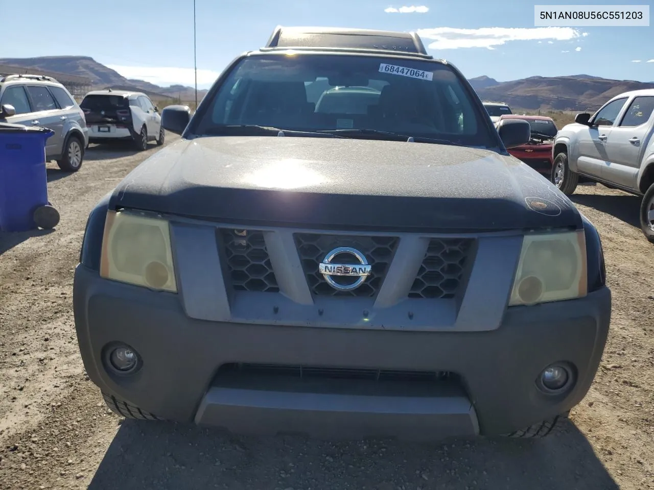 2006 Nissan Xterra Off Road VIN: 5N1AN08U56C551203 Lot: 68447064