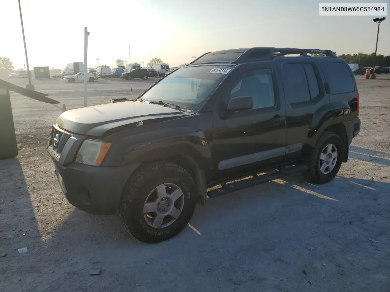 2006 Nissan Xterra Off Road VIN: 5N1AN08W66C554984 Lot: 68909214