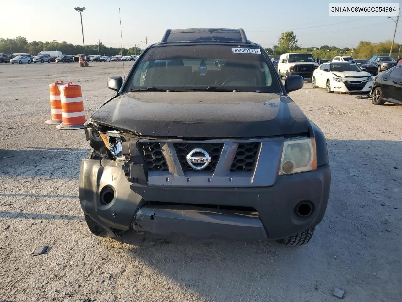 2006 Nissan Xterra Off Road VIN: 5N1AN08W66C554984 Lot: 68909214