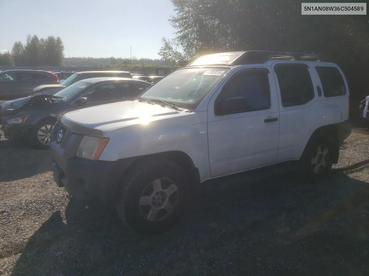 2006 Nissan Xterra Off Road VIN: 5N1AN08W36C504589 Lot: 69585874