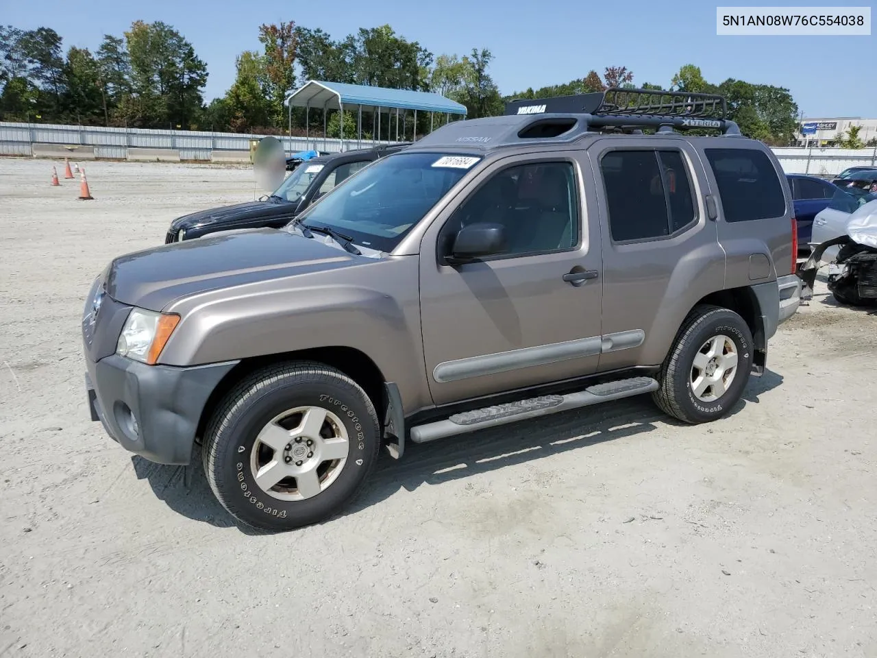 2006 Nissan Xterra Off Road VIN: 5N1AN08W76C554038 Lot: 70816684