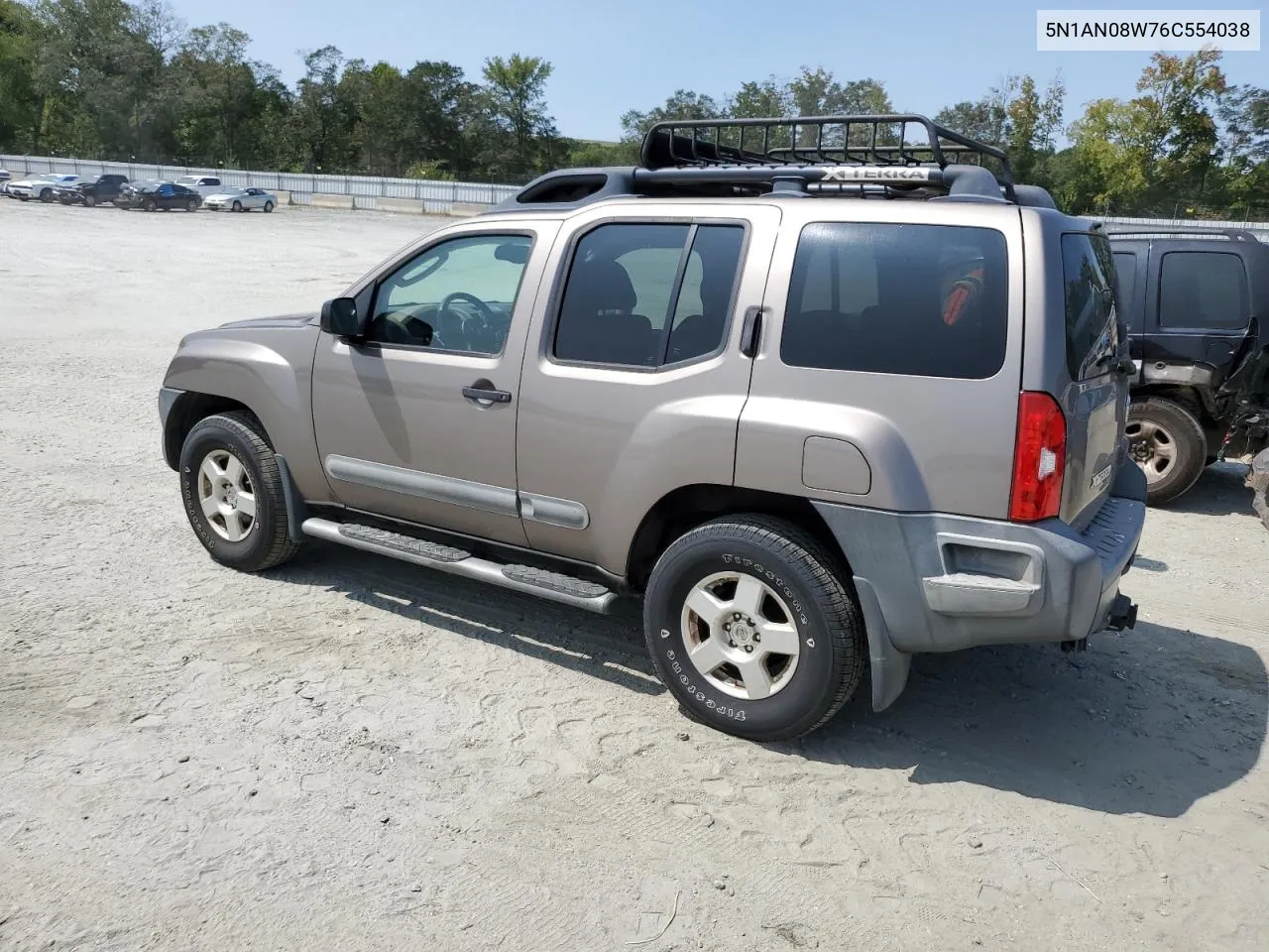 2006 Nissan Xterra Off Road VIN: 5N1AN08W76C554038 Lot: 70816684