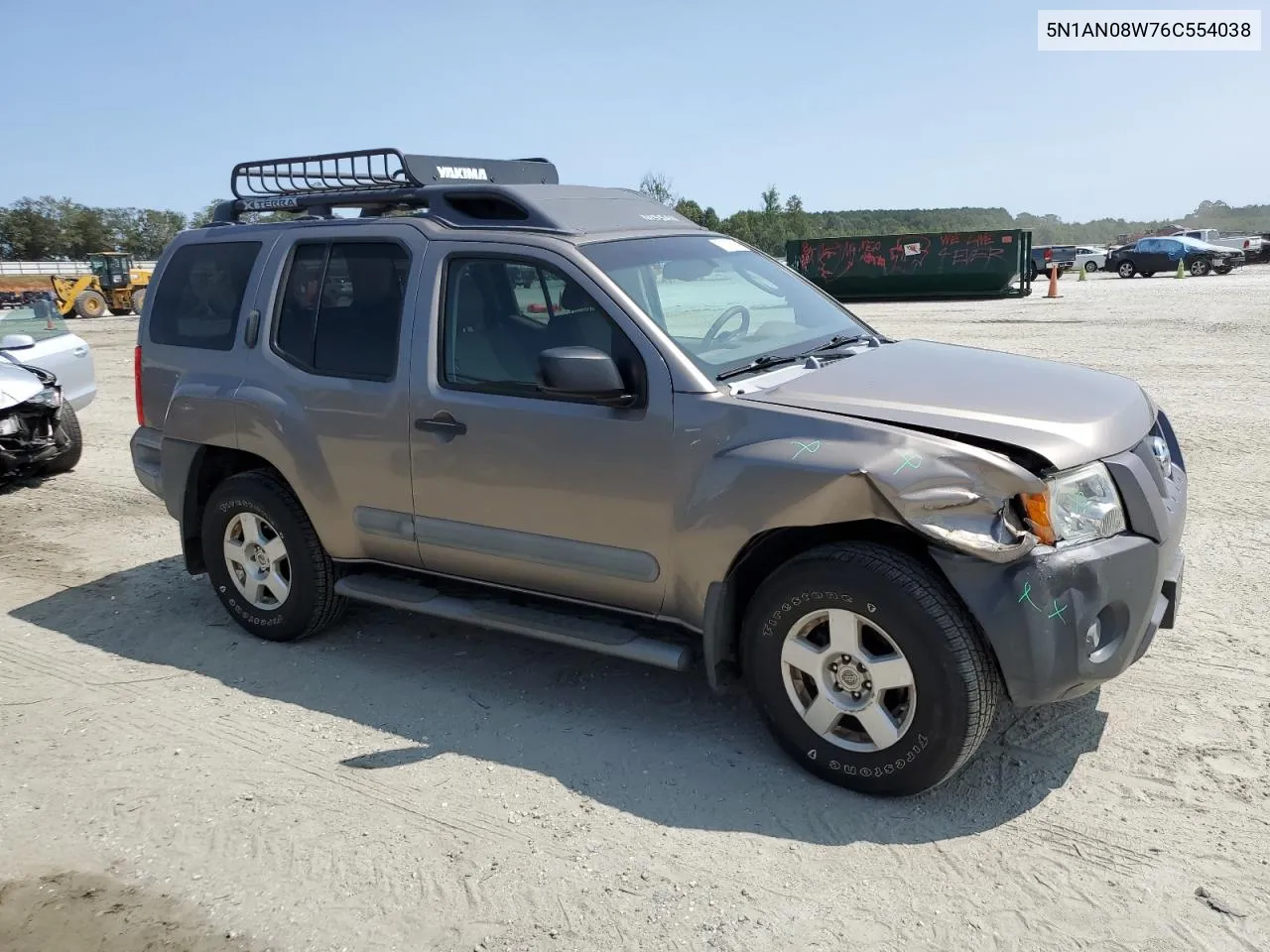 2006 Nissan Xterra Off Road VIN: 5N1AN08W76C554038 Lot: 70816684