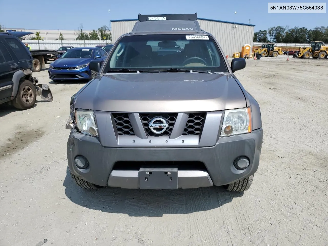 2006 Nissan Xterra Off Road VIN: 5N1AN08W76C554038 Lot: 70816684