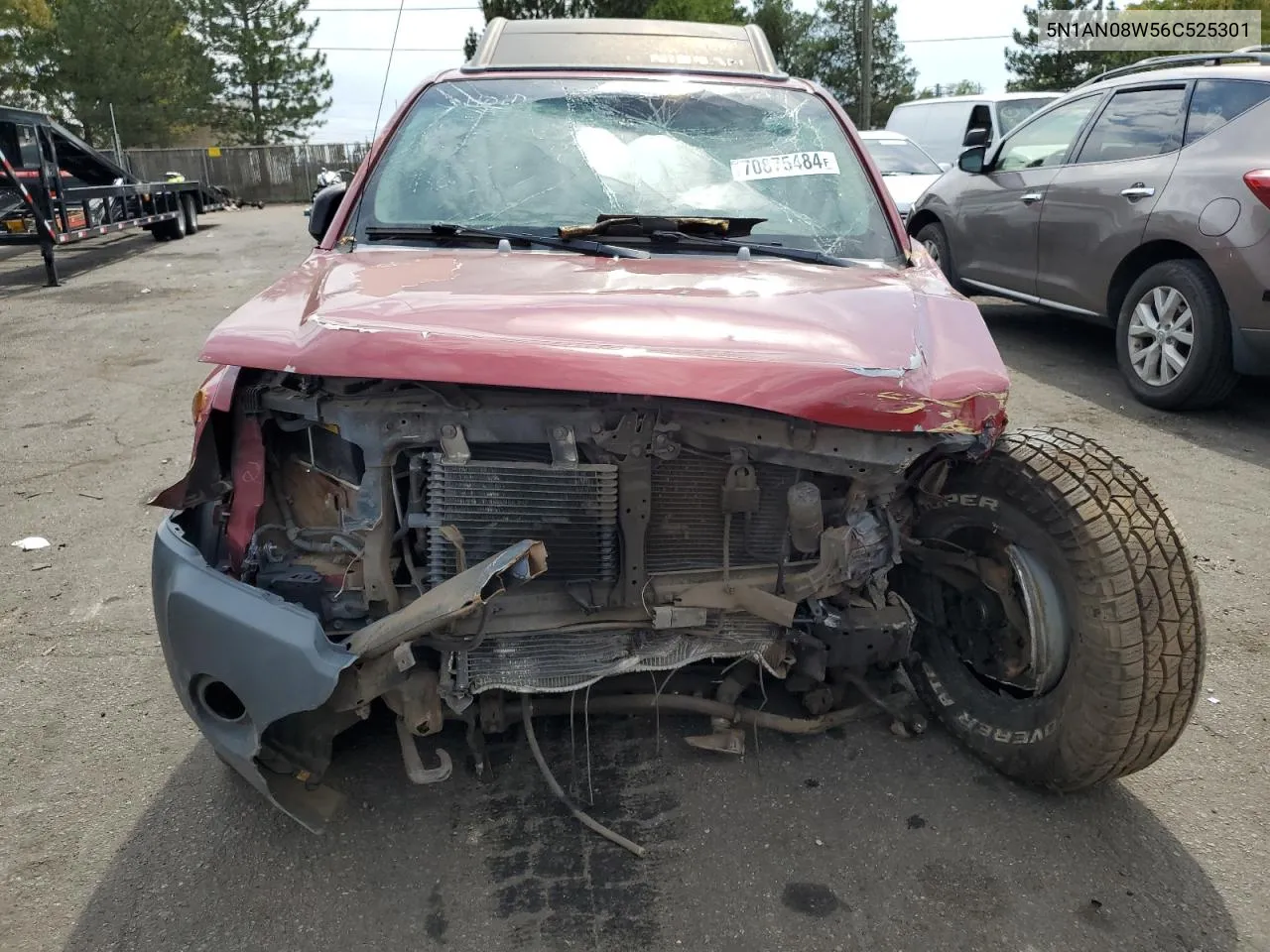 2006 Nissan Xterra Off Road VIN: 5N1AN08W56C525301 Lot: 70875484