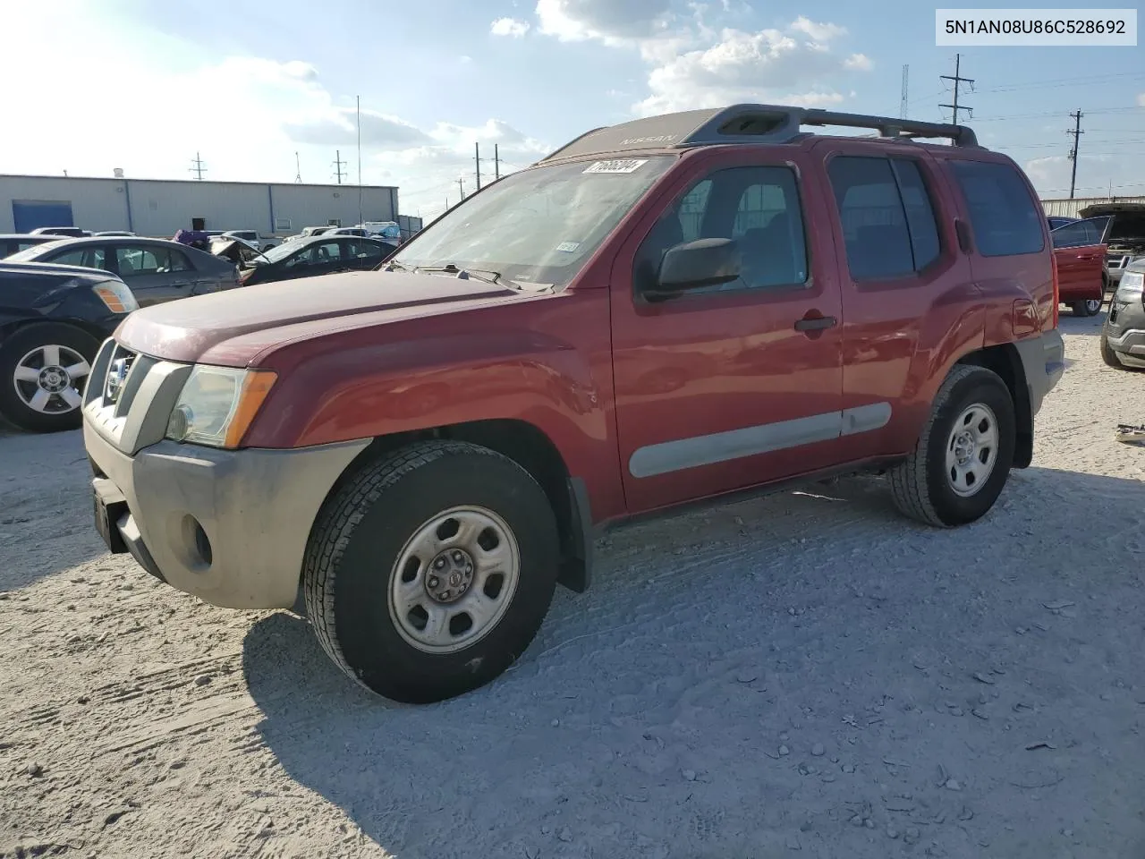 2006 Nissan Xterra Off Road VIN: 5N1AN08U86C528692 Lot: 71686204