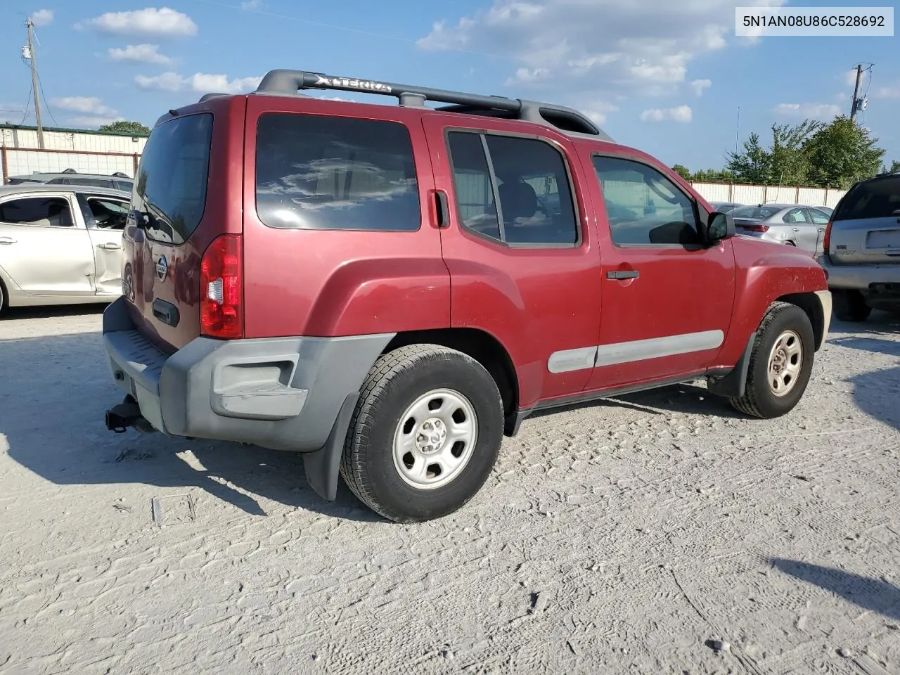 2006 Nissan Xterra Off Road VIN: 5N1AN08U86C528692 Lot: 71686204