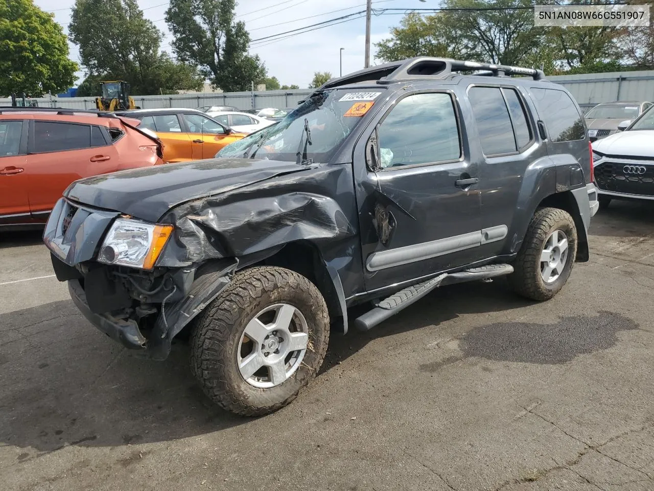 2006 Nissan Xterra Off Road VIN: 5N1AN08W66C551907 Lot: 72249214