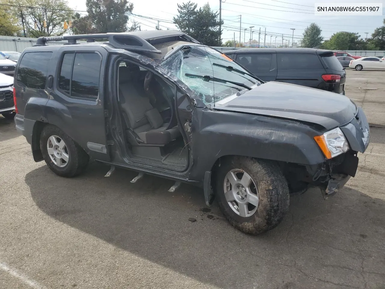 2006 Nissan Xterra Off Road VIN: 5N1AN08W66C551907 Lot: 72249214