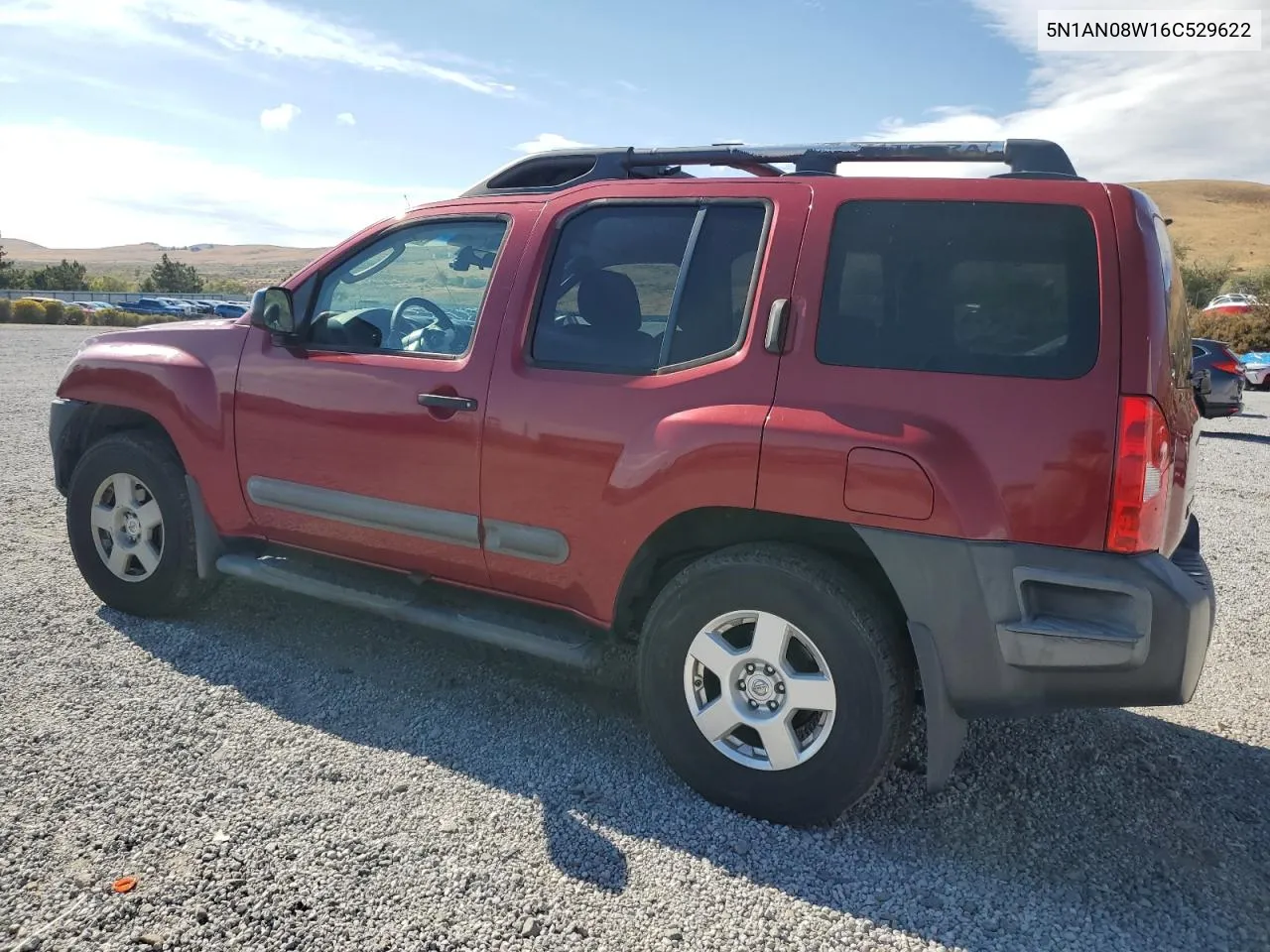 2006 Nissan Xterra Off Road VIN: 5N1AN08W16C529622 Lot: 72368404