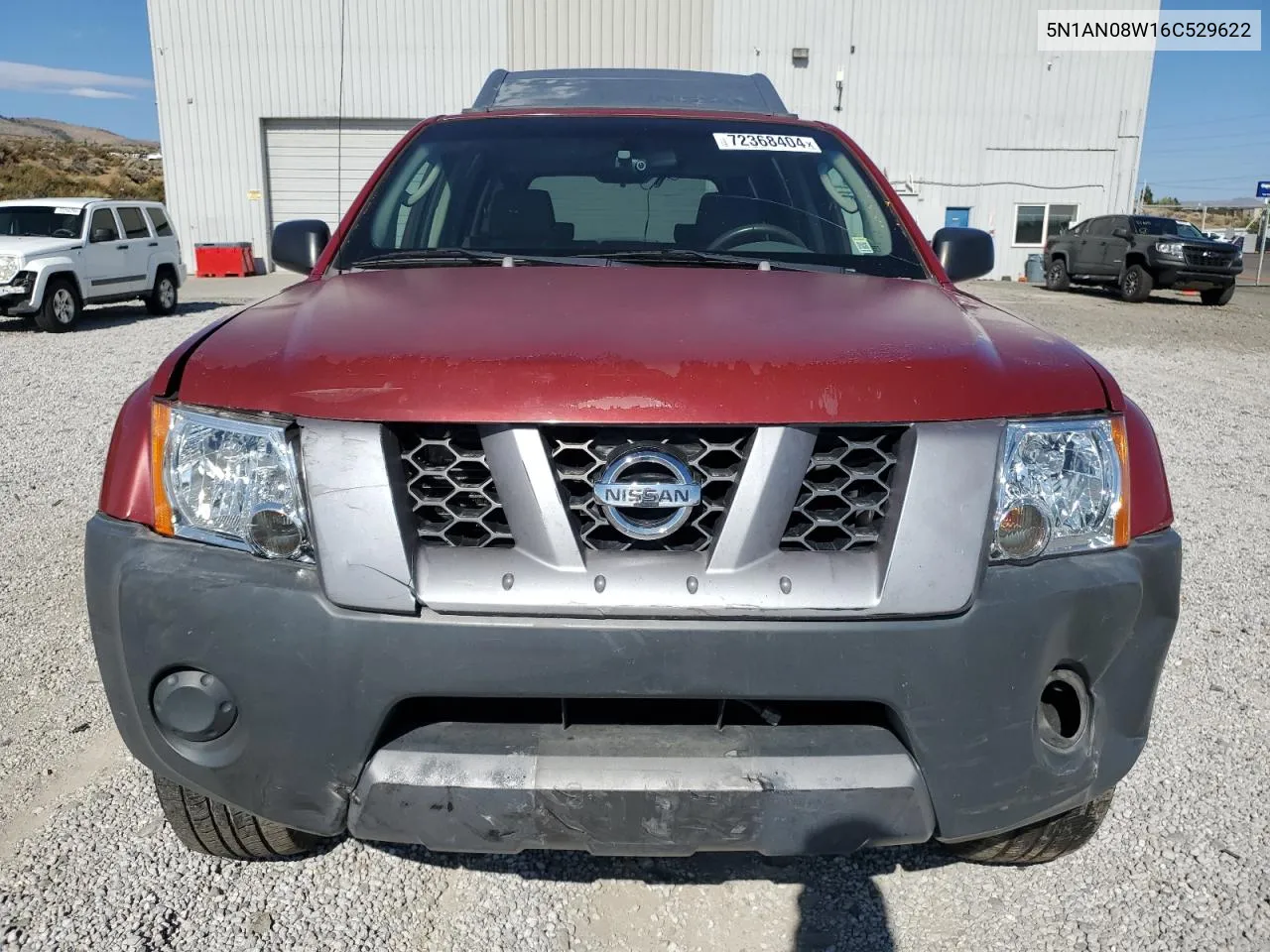 2006 Nissan Xterra Off Road VIN: 5N1AN08W16C529622 Lot: 72368404