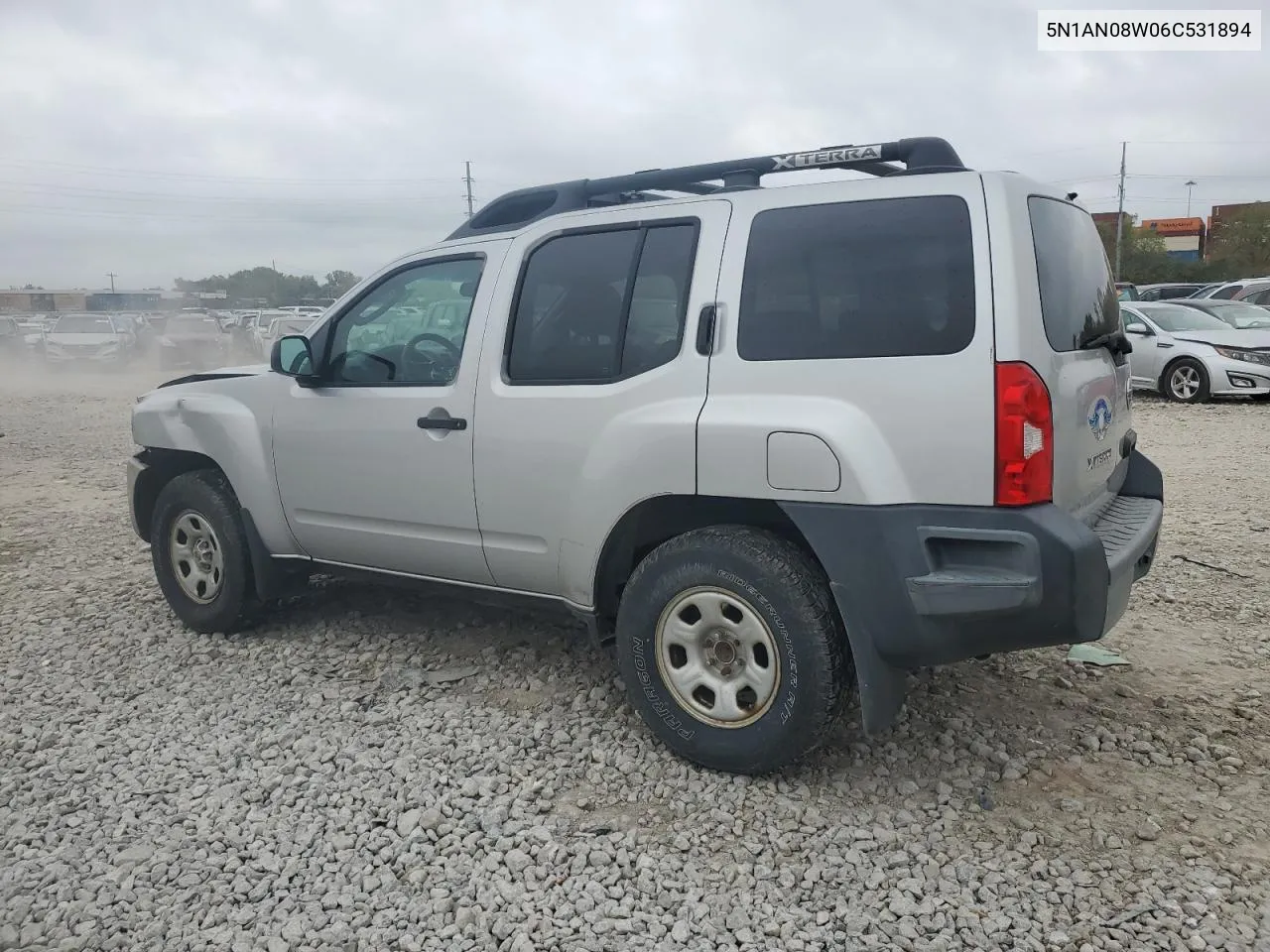 2006 Nissan Xterra Off Road VIN: 5N1AN08W06C531894 Lot: 73166044