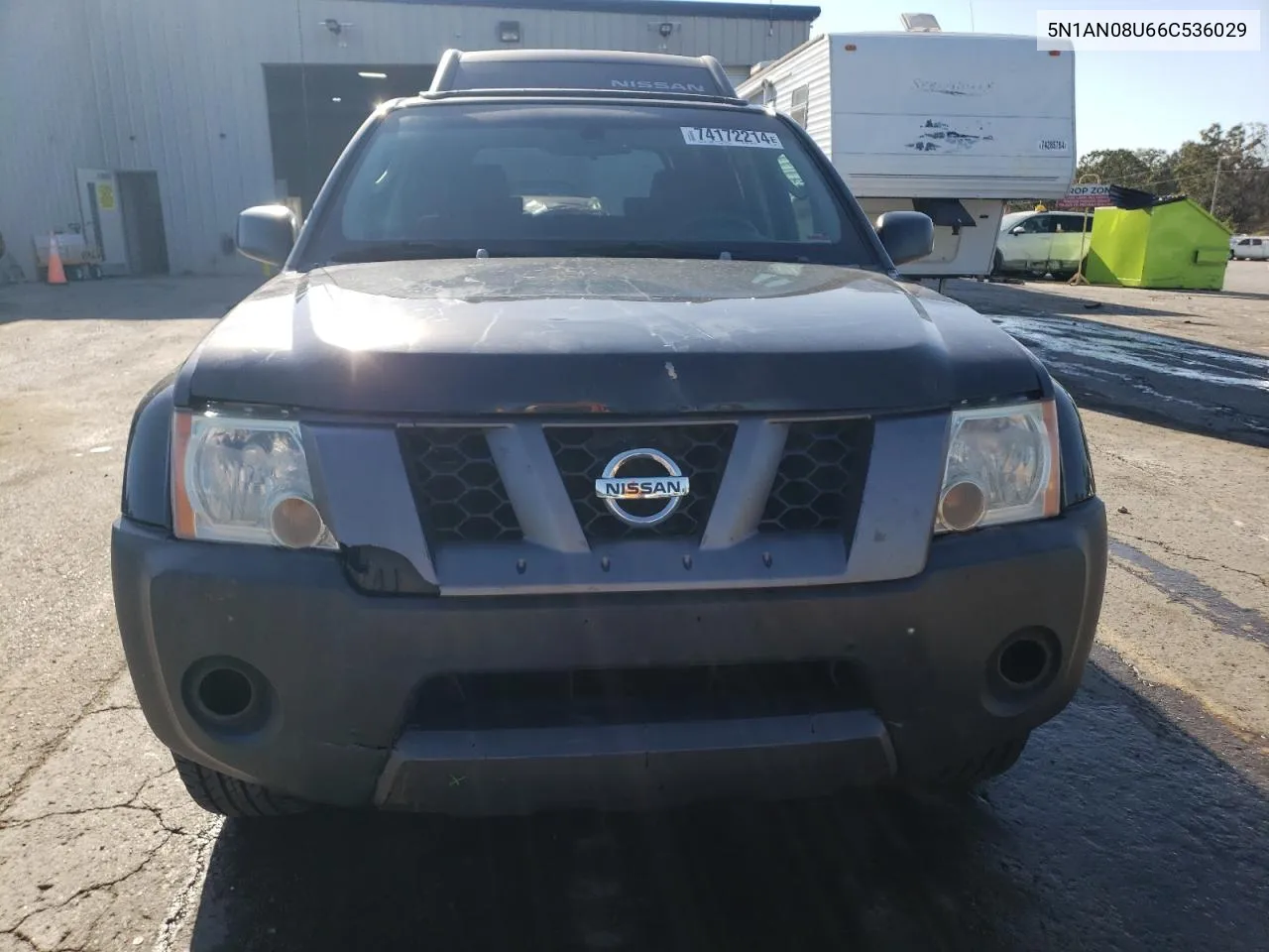 2006 Nissan Xterra Off Road VIN: 5N1AN08U66C536029 Lot: 74172214