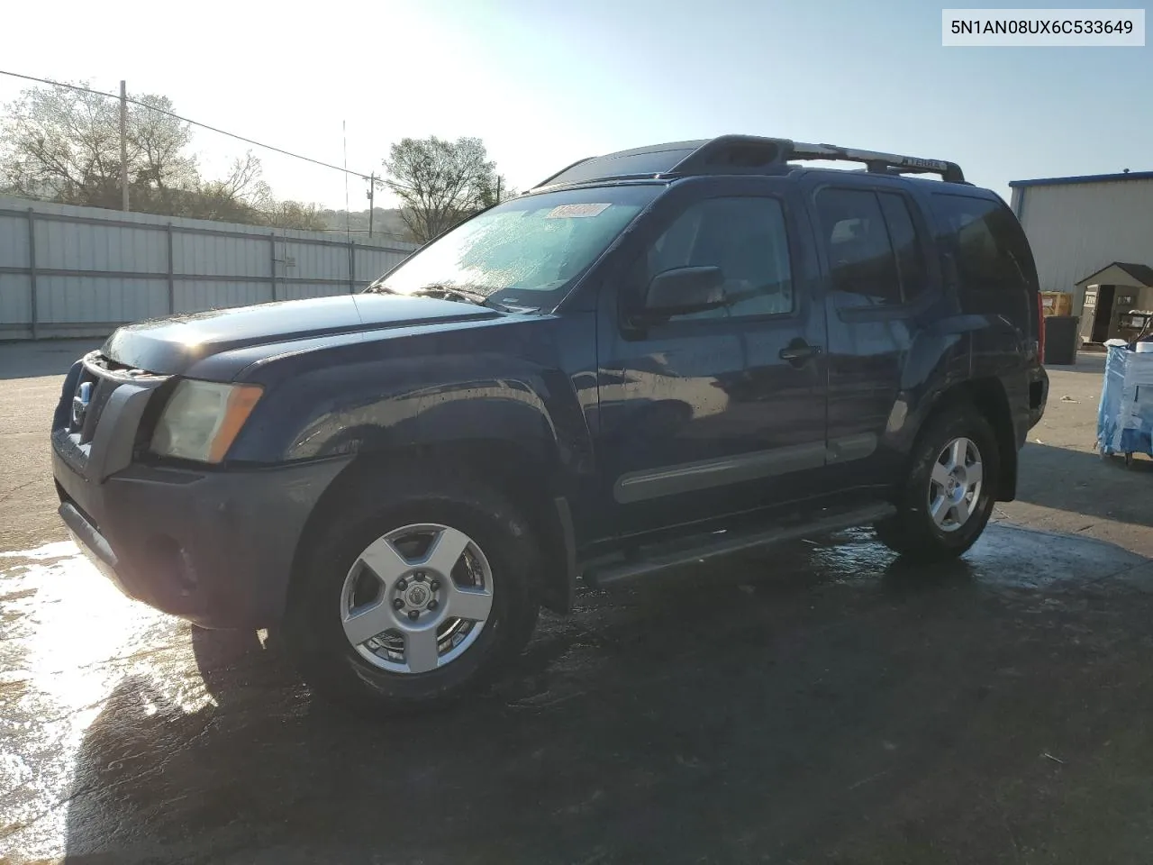 2006 Nissan Xterra Off Road VIN: 5N1AN08UX6C533649 Lot: 74543294