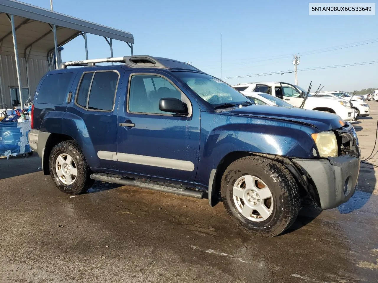 2006 Nissan Xterra Off Road VIN: 5N1AN08UX6C533649 Lot: 74543294