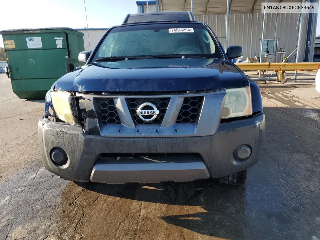 2006 Nissan Xterra Off Road VIN: 5N1AN08UX6C533649 Lot: 74543294