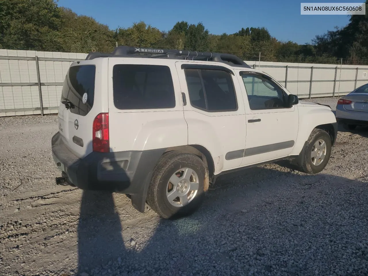 2006 Nissan Xterra Off Road VIN: 5N1AN08UX6C560608 Lot: 74829334