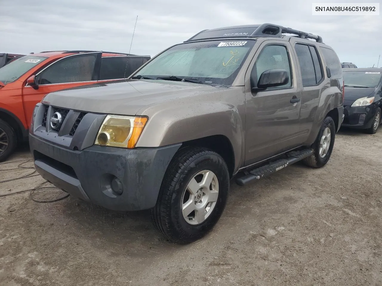 2006 Nissan Xterra Off Road VIN: 5N1AN08U46C519892 Lot: 75502224