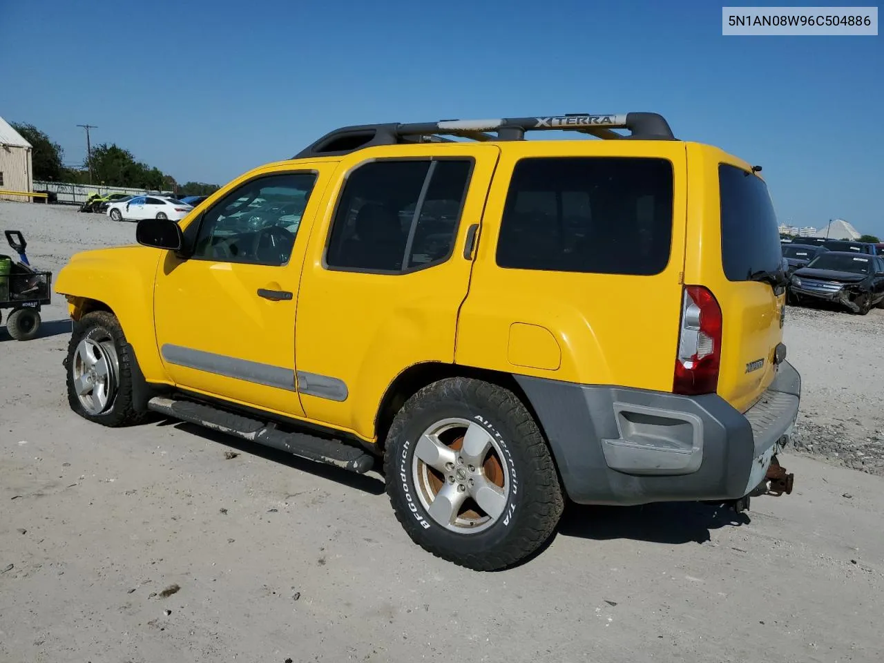 2006 Nissan Xterra Off Road VIN: 5N1AN08W96C504886 Lot: 75664534