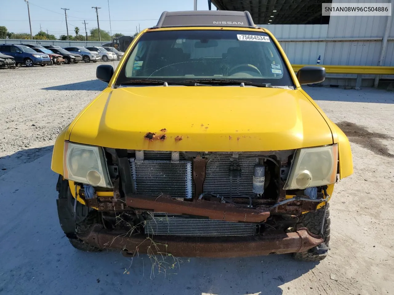 2006 Nissan Xterra Off Road VIN: 5N1AN08W96C504886 Lot: 75664534