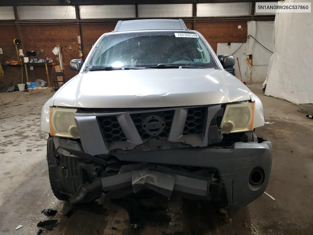 2006 Nissan Xterra Off Road VIN: 5N1AN08W26C537860 Lot: 78230254