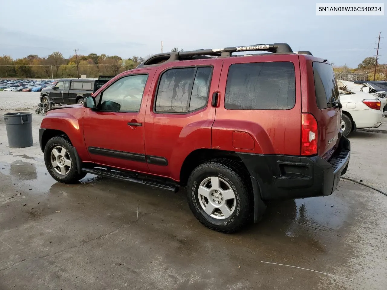 2006 Nissan Xterra Off Road VIN: 5N1AN08W36C540234 Lot: 78740754