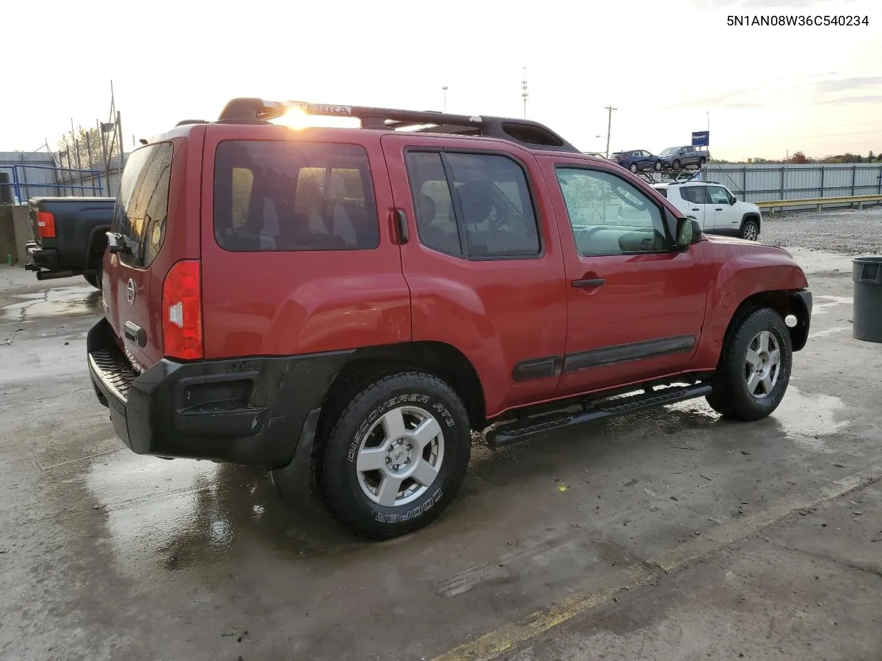 2006 Nissan Xterra Off Road VIN: 5N1AN08W36C540234 Lot: 78740754