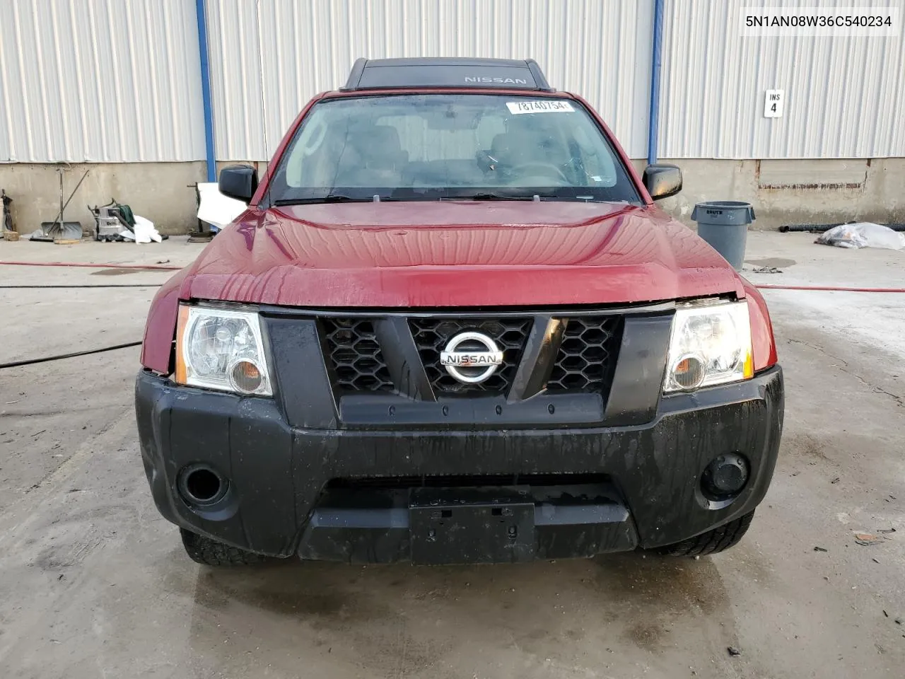 2006 Nissan Xterra Off Road VIN: 5N1AN08W36C540234 Lot: 78740754