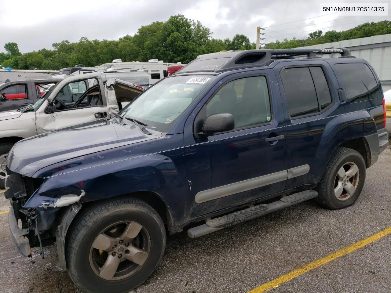 2007 Nissan Xterra Off Road VIN: 5N1AN08U17C514375 Lot: 57341984