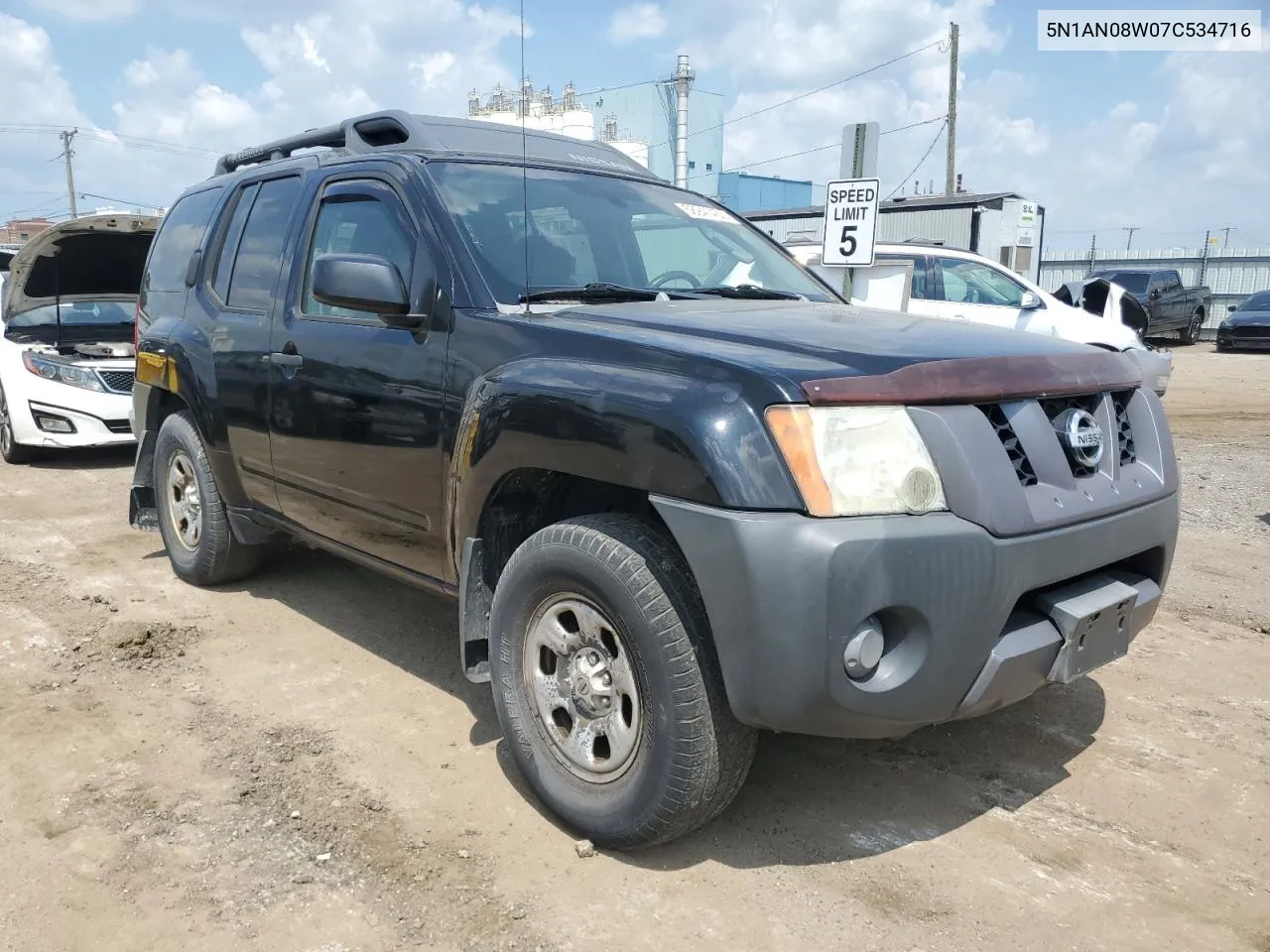 2007 Nissan Xterra Off Road VIN: 5N1AN08W07C534716 Lot: 62038493