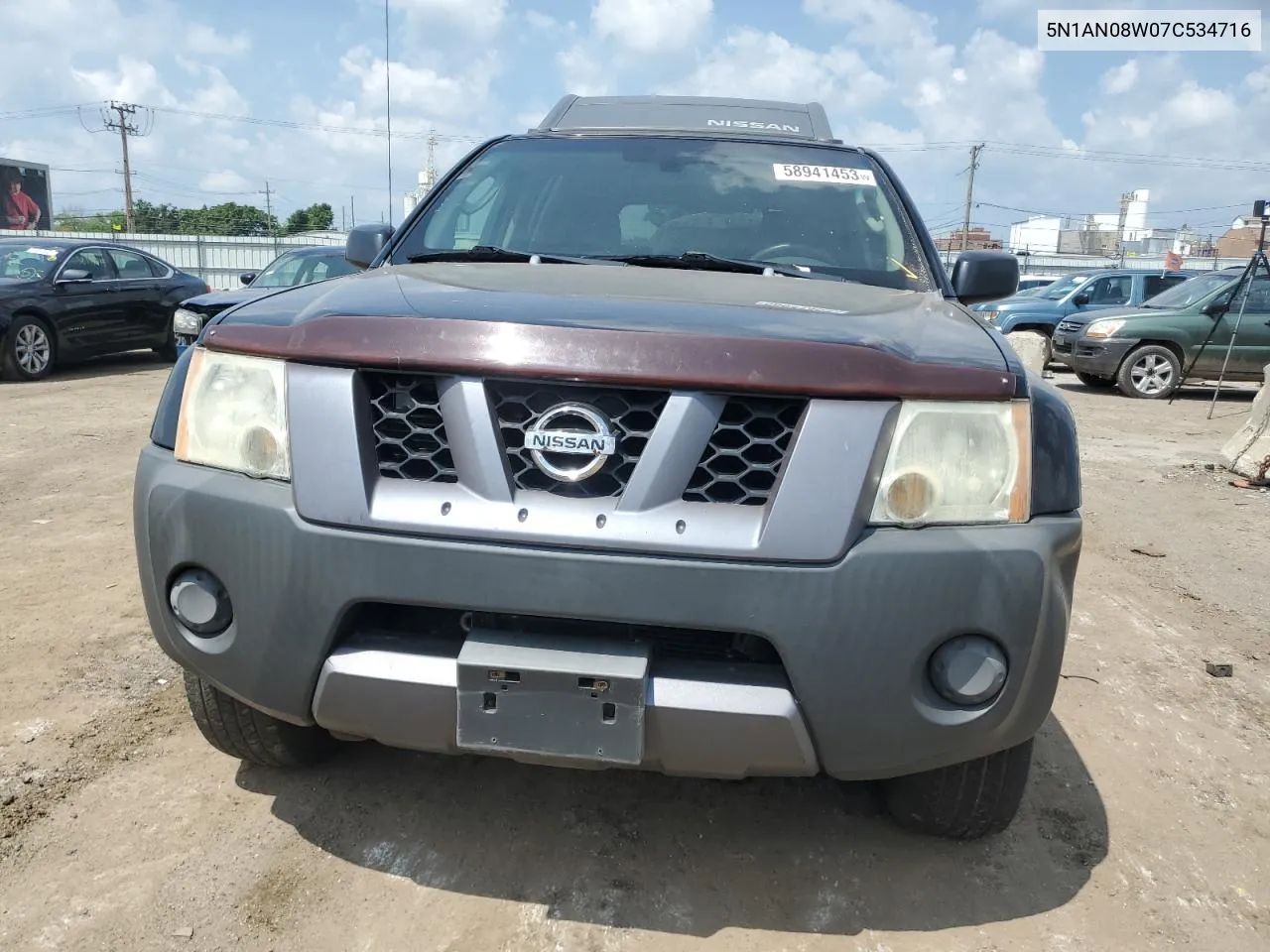 2007 Nissan Xterra Off Road VIN: 5N1AN08W07C534716 Lot: 62038493