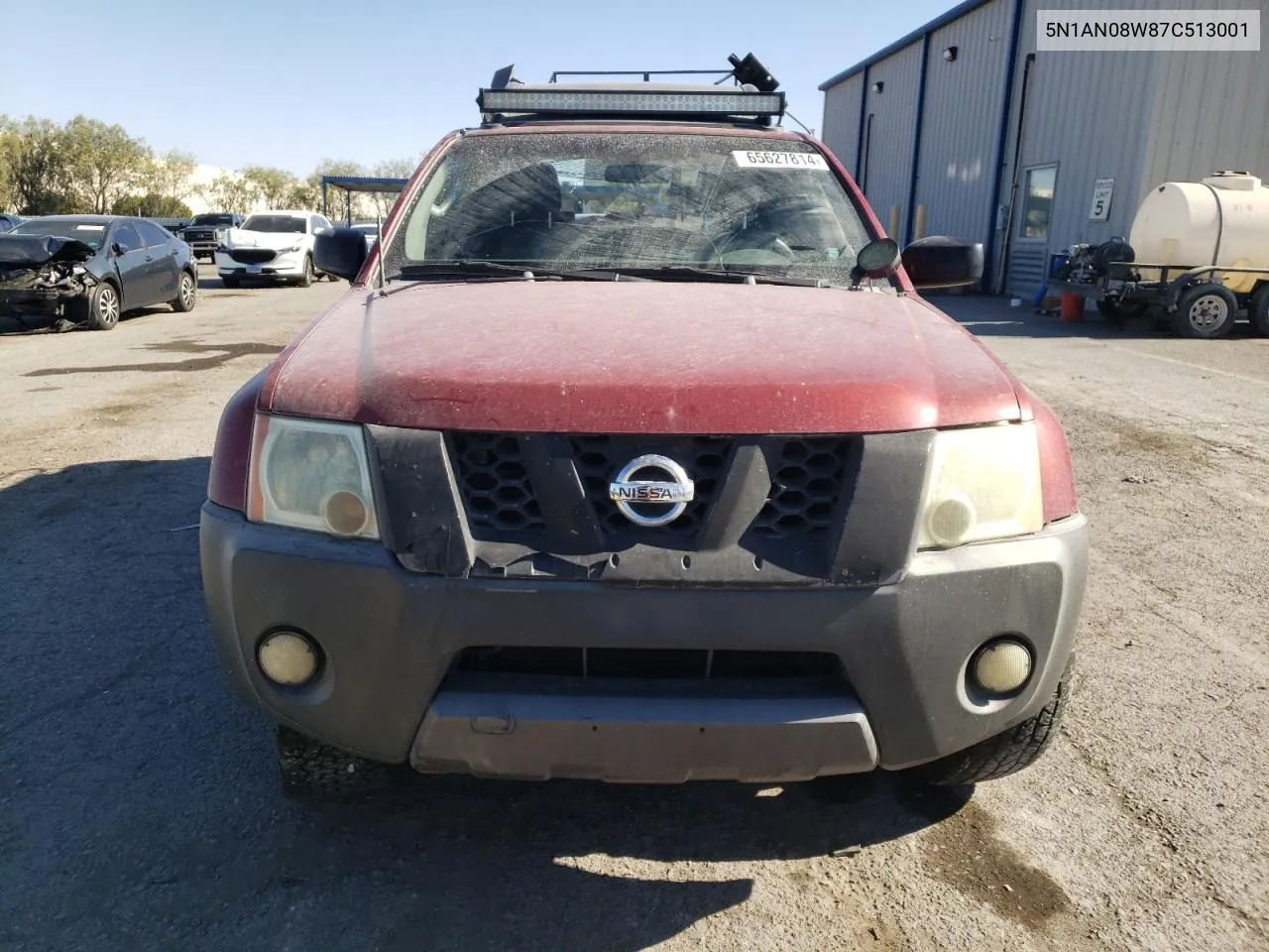 2007 Nissan Xterra Off Road VIN: 5N1AN08W87C513001 Lot: 65627814