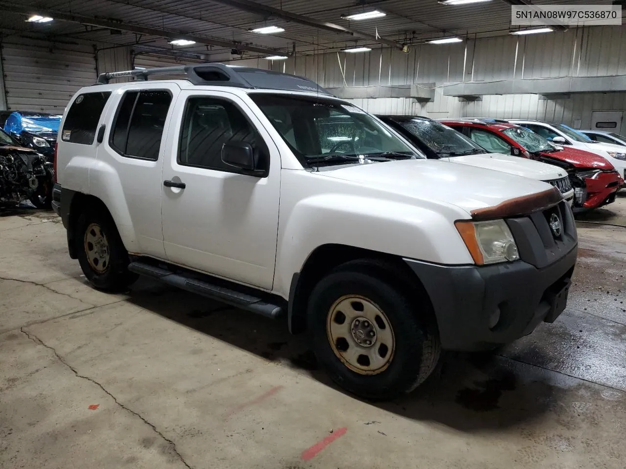 2007 Nissan Xterra Off Road VIN: 5N1AN08W97C536870 Lot: 67017624