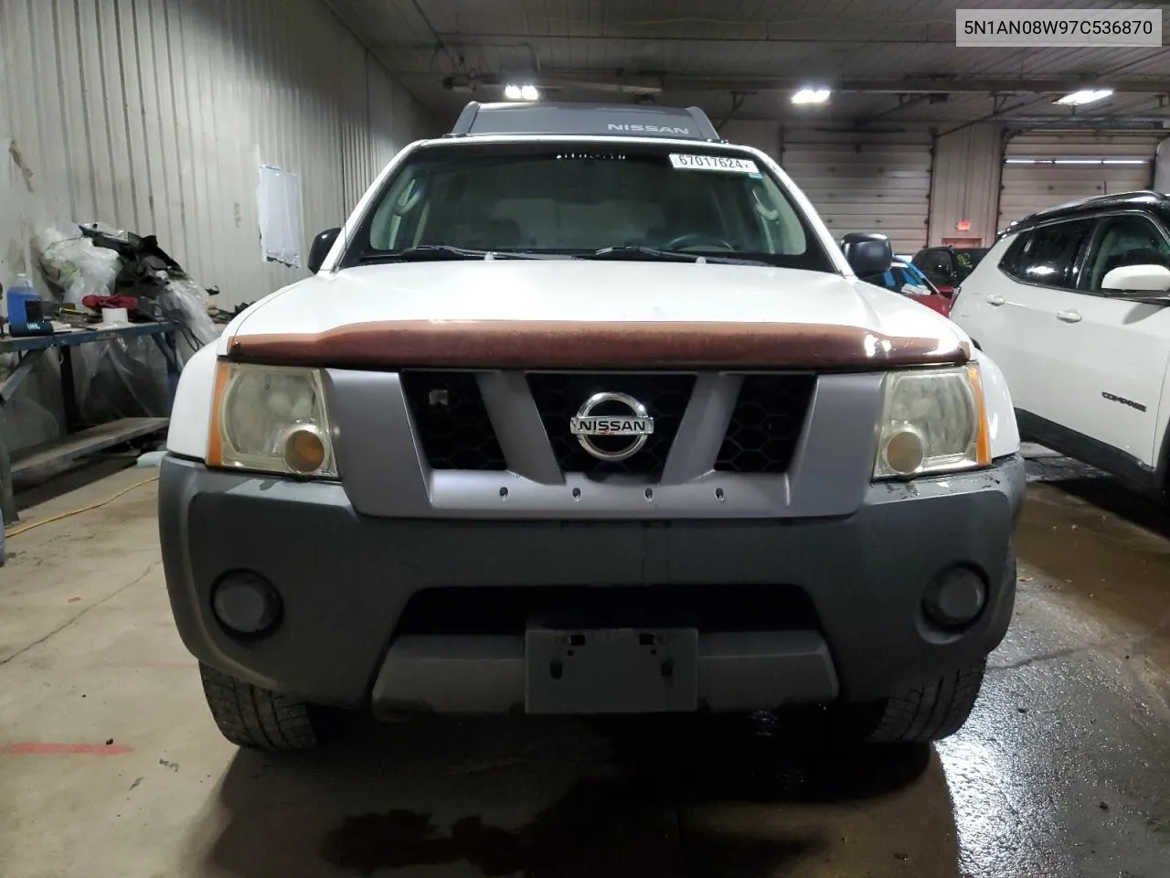 2007 Nissan Xterra Off Road VIN: 5N1AN08W97C536870 Lot: 67017624