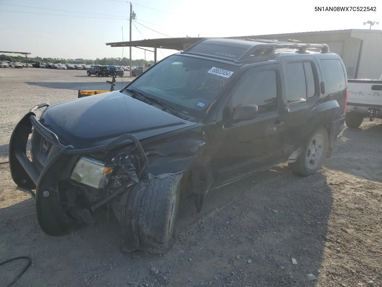 2007 Nissan Xterra Off Road VIN: 5N1AN08WX7C522542 Lot: 68632454