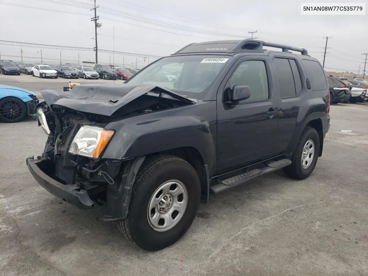 2007 Nissan Xterra Off Road VIN: 5N1AN08W77C535779 Lot: 69686854